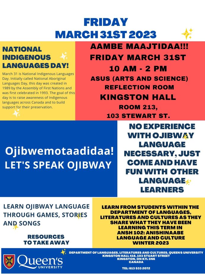 National Indigenous Languages Day Department of Languages